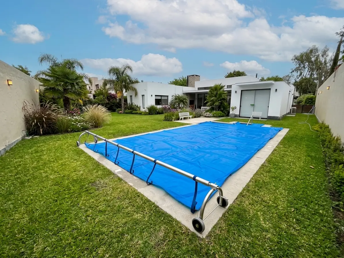 Enrollador de cobertores para piscinas
